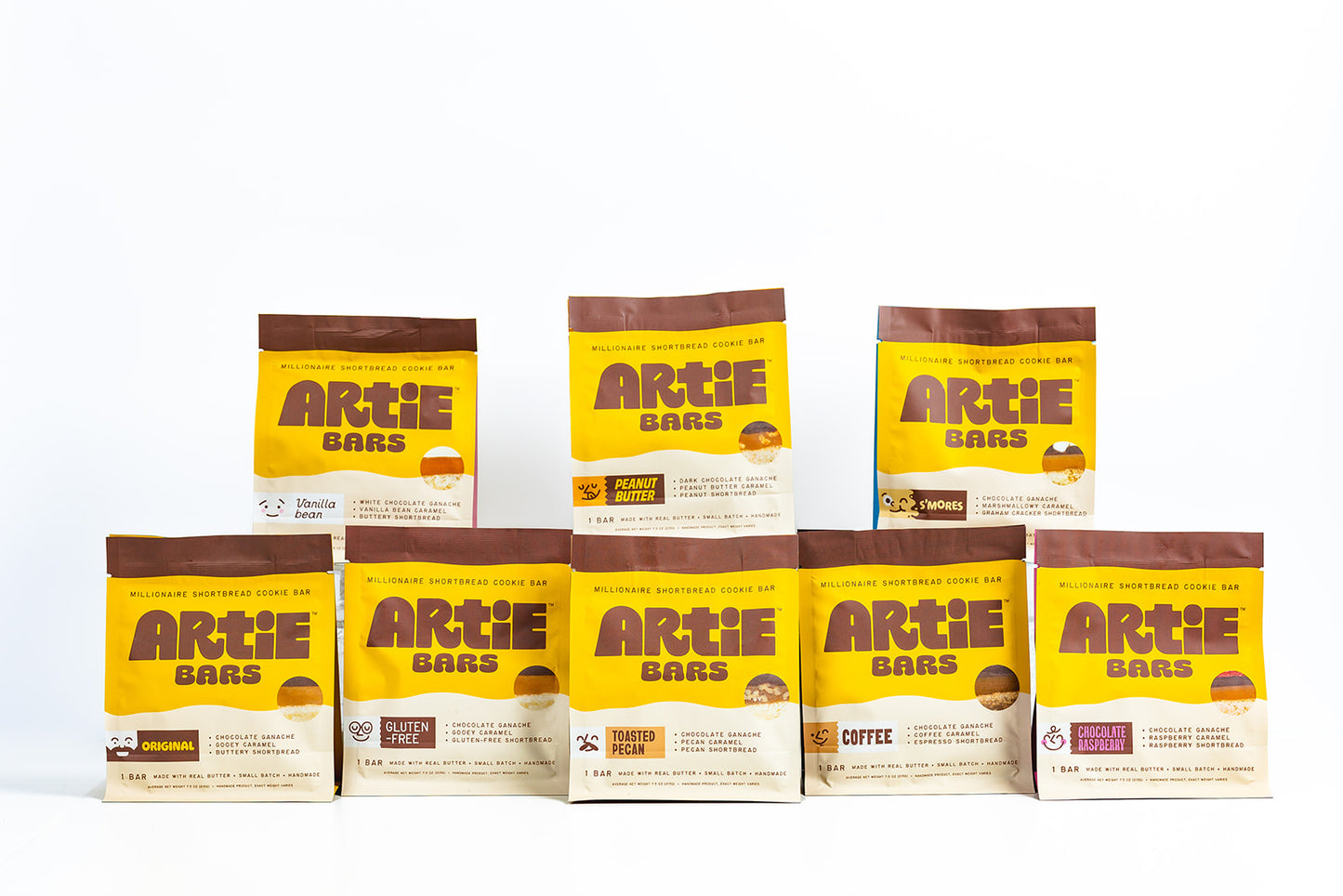 Vanilla Bean Artie Bar™ - Millionaire Shortbread