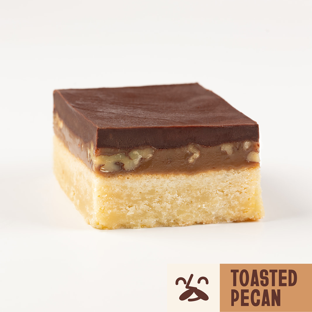 Toasted Pecan Artie Bar™ - Millionaire Shortbread