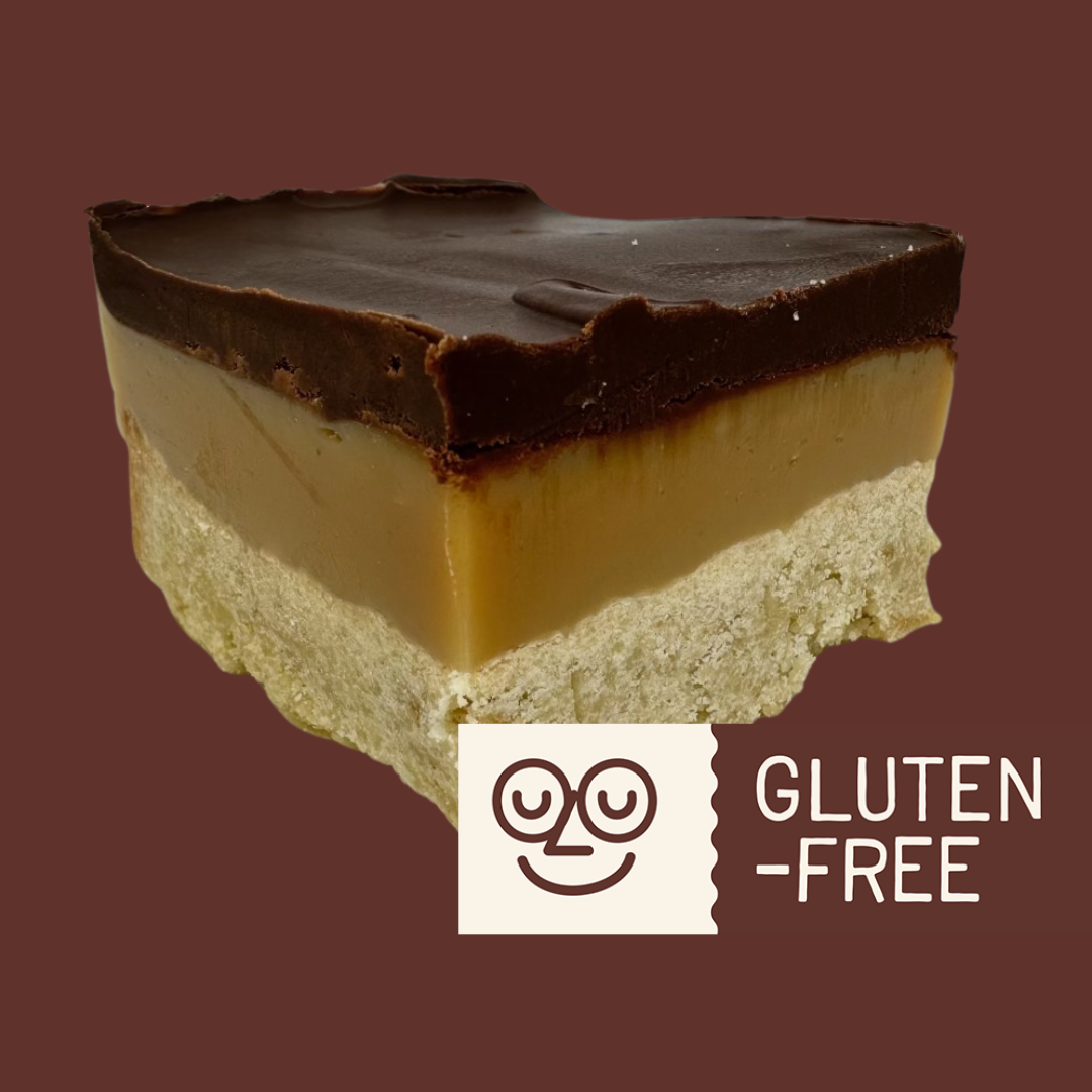 gluten free dessert, gluten free millionaire shortbread, gluten free caramel bars, gluten free chocolate ganache bars, gluten free baked goods, gluten free sweet treats, handmade gluten free dessert, small batch gluten free treats, gluten free shortbread bars, gourmet gluten free snacks, Millionaire's shortbread, millionaire shortbread, handmade dessert, gourmet sweet snacks, gift, dessert gift, dessert, decadent chocolate treat, chocolate, ganache bars, baked goods, Artie Bars, treat yourself, small-batch