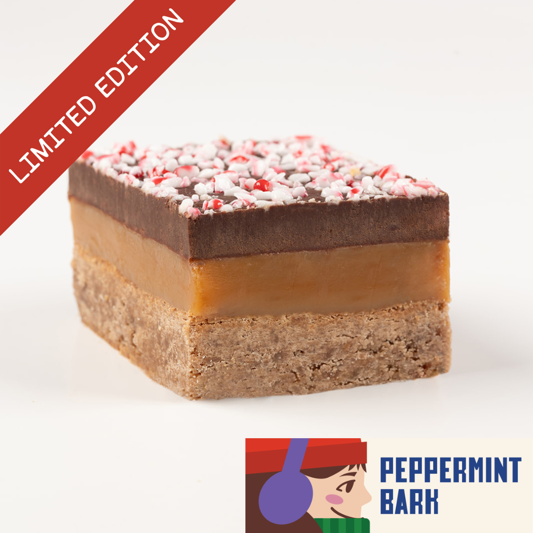 Peppermint Bark Artie Bar™ - Millionaire Shortbread