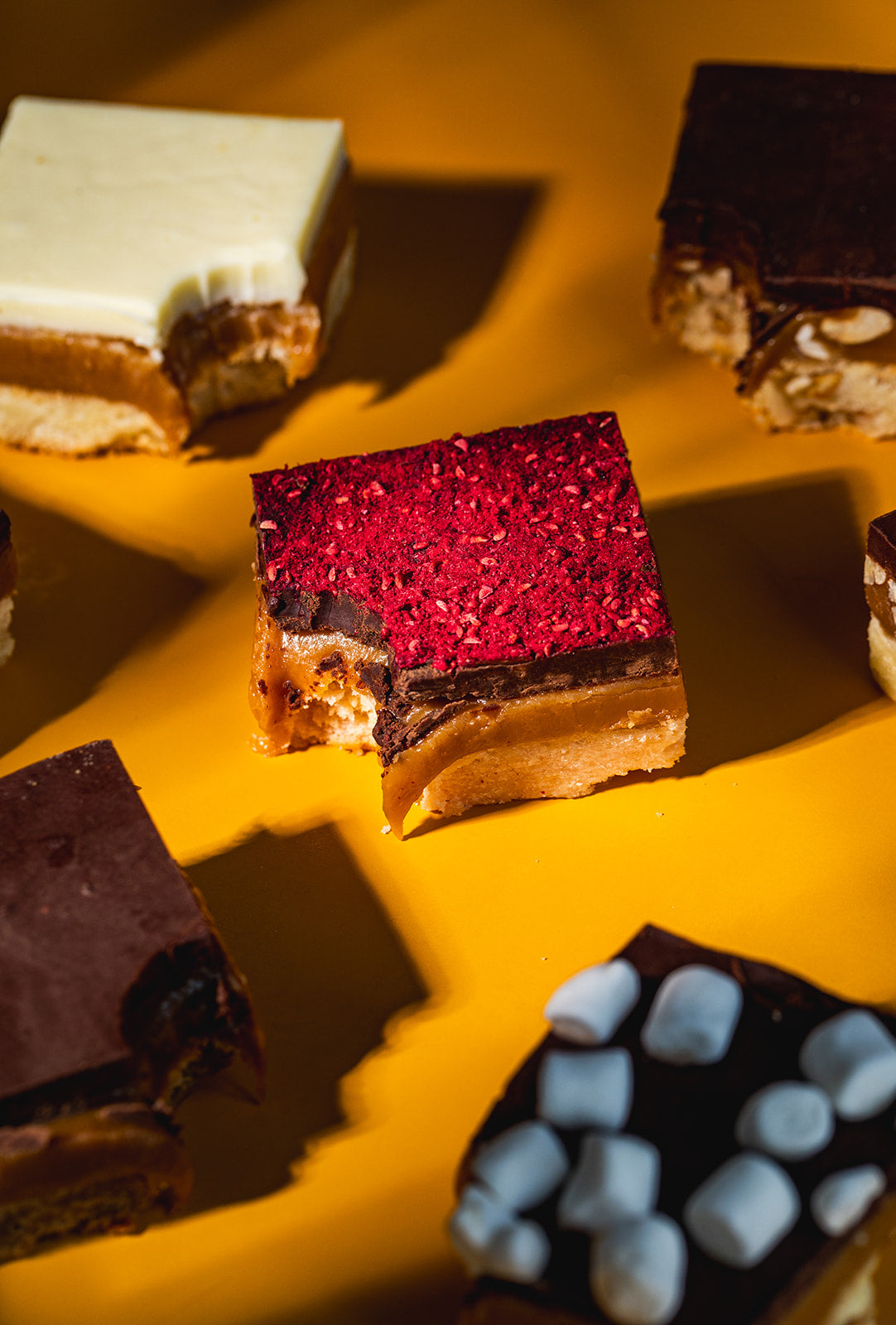 Chocolate Raspberry Artie Bar™ - Millionaire Shortbread