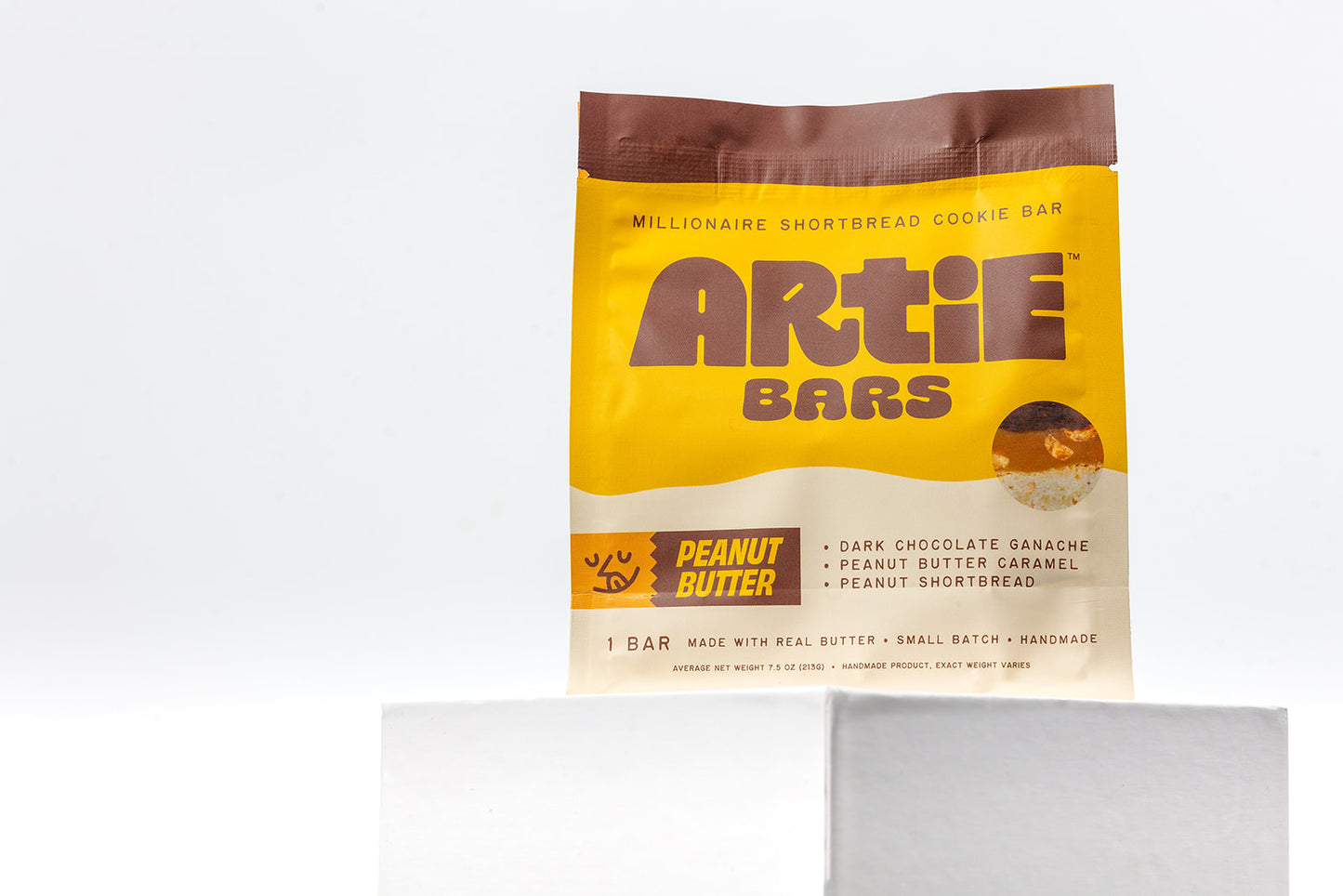 Peanut Butter Artie Bar™ - Millionaire Shortbread