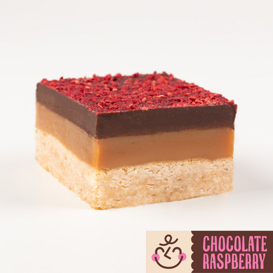 Chocolate Raspberry Artie Bar™ - Millionaire Shortbread