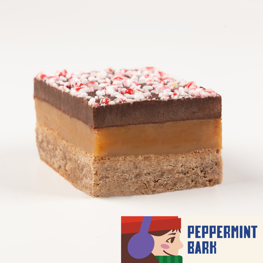 Peppermint Bark Artie Bar™ - Millionaire Shortbread